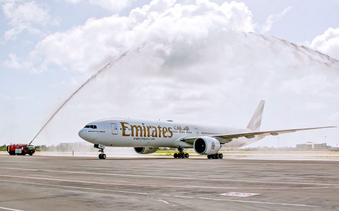 EMIRATES MARKS 35 YEARS OF SERVICE TO THE MALDIVES.