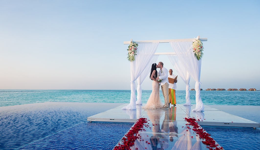 A FAIRYTALE BEACH WEDDING - MALDIVES